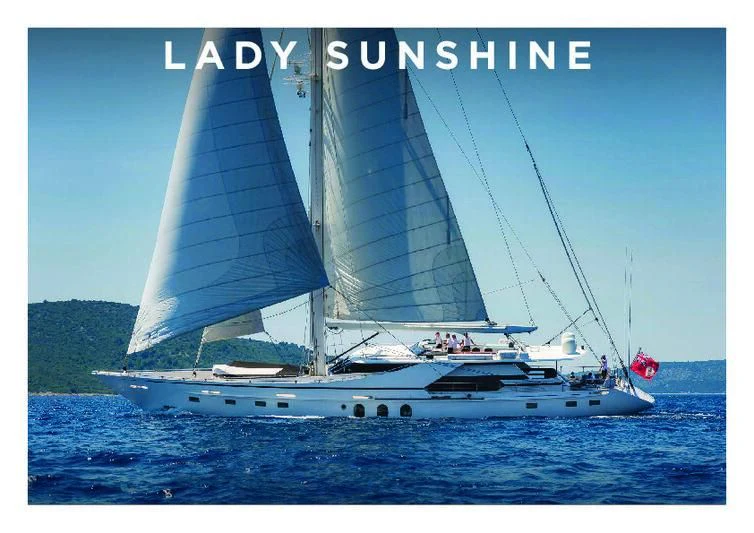 a boat on the water aboard LADY SUNSHINE Yacht for Sale