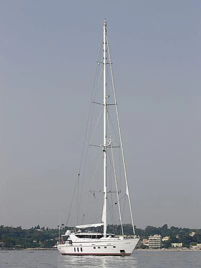 a sailboat on the water aboard LADY SUNSHINE Yacht for Sale