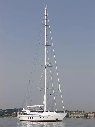 a sailboat on the water aboard LADY SUNSHINE Yacht for Sale