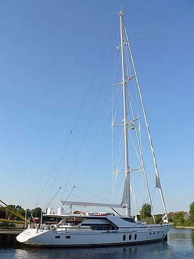 a boat in the water aboard LADY SUNSHINE Yacht for Sale