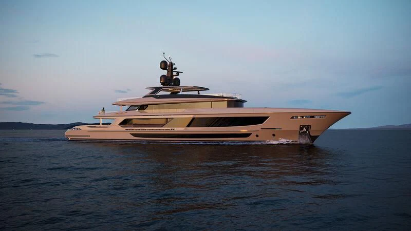 a boat on the water aboard INFINITY Yacht for Sale