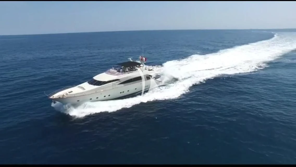 a white boat on the water aboard LEIGH Yacht for Sale