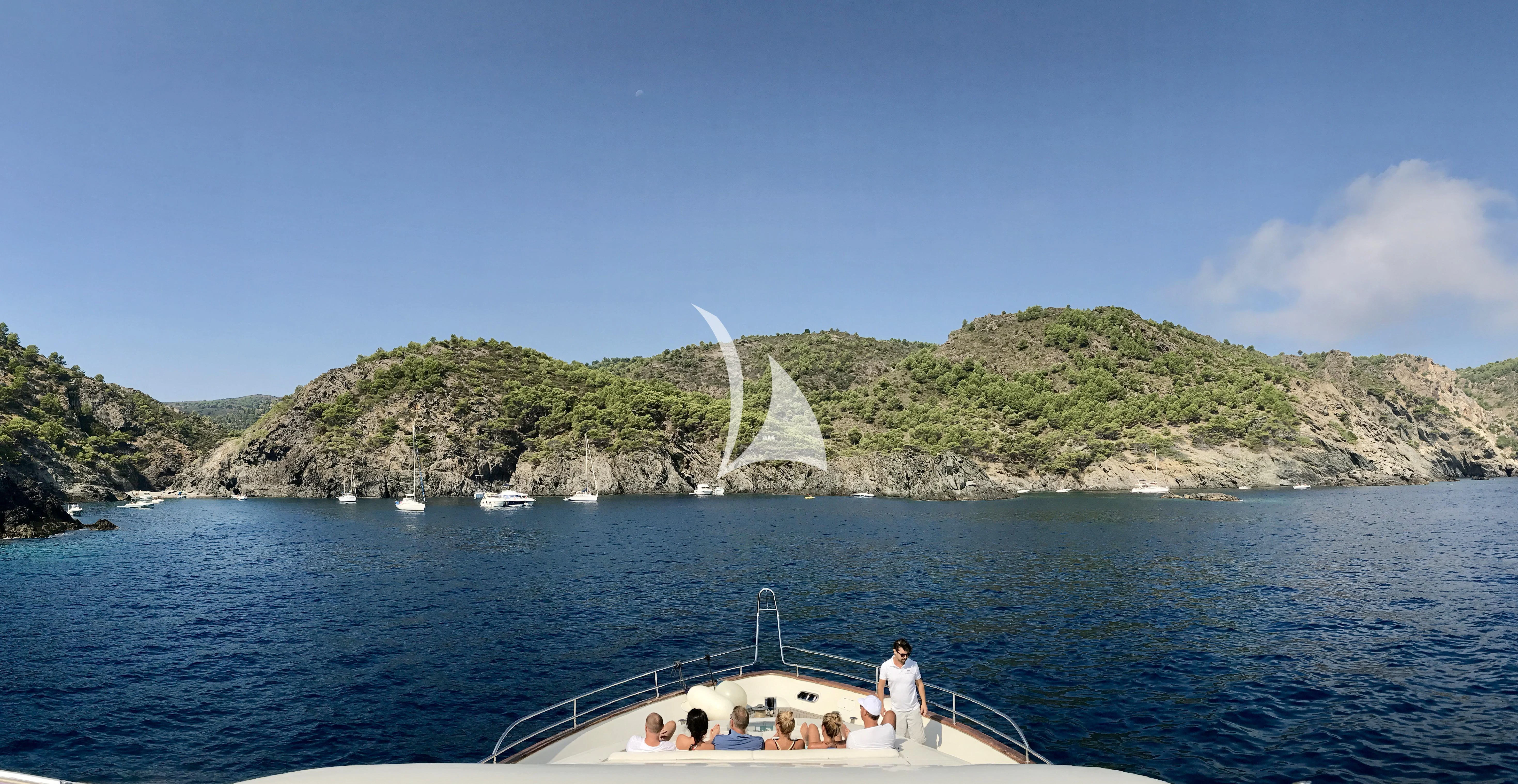 a boat on the water aboard LEIGH Yacht for Sale