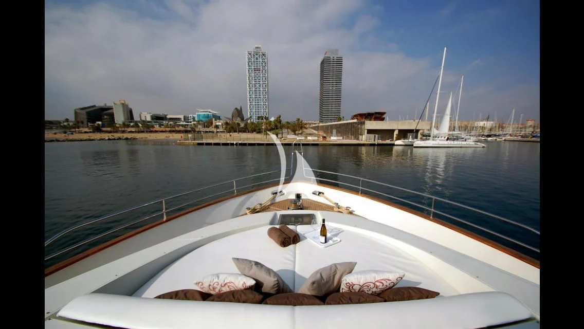 a boat on the water aboard LEIGH Yacht for Sale