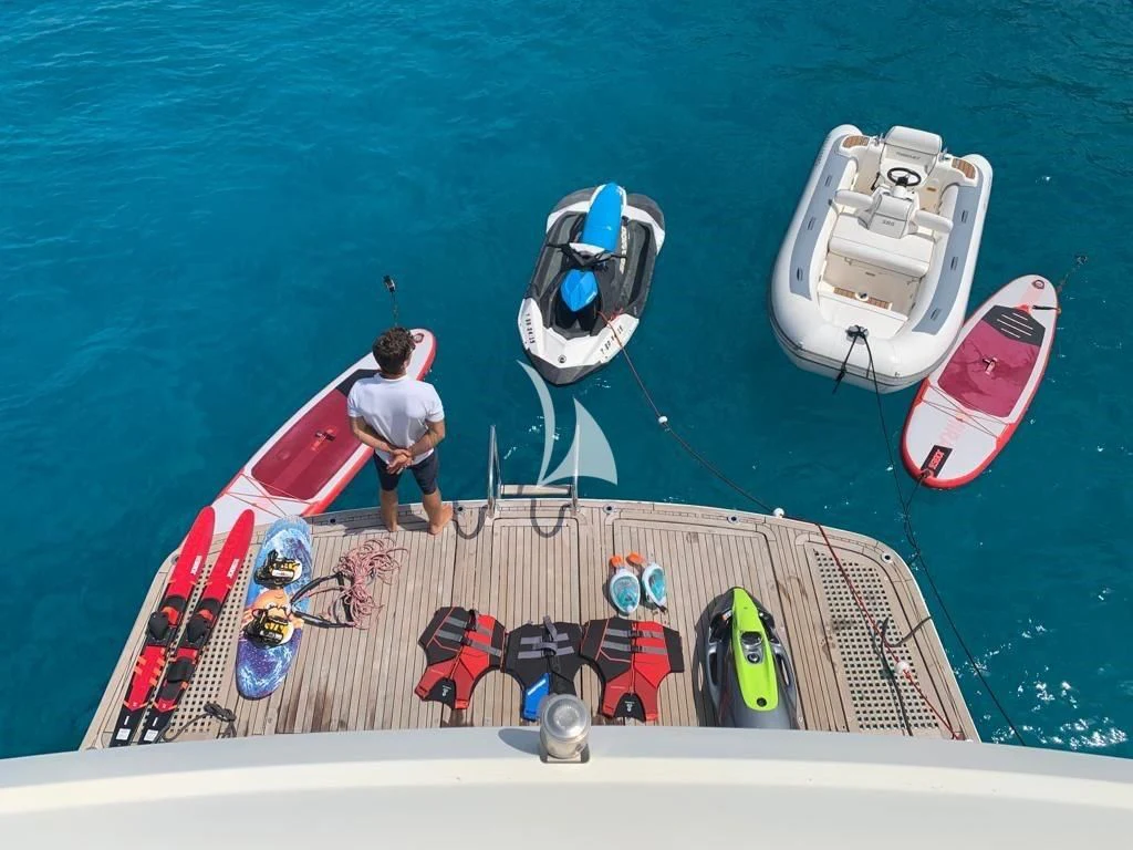 a boat with people on it aboard LEIGH Yacht for Sale