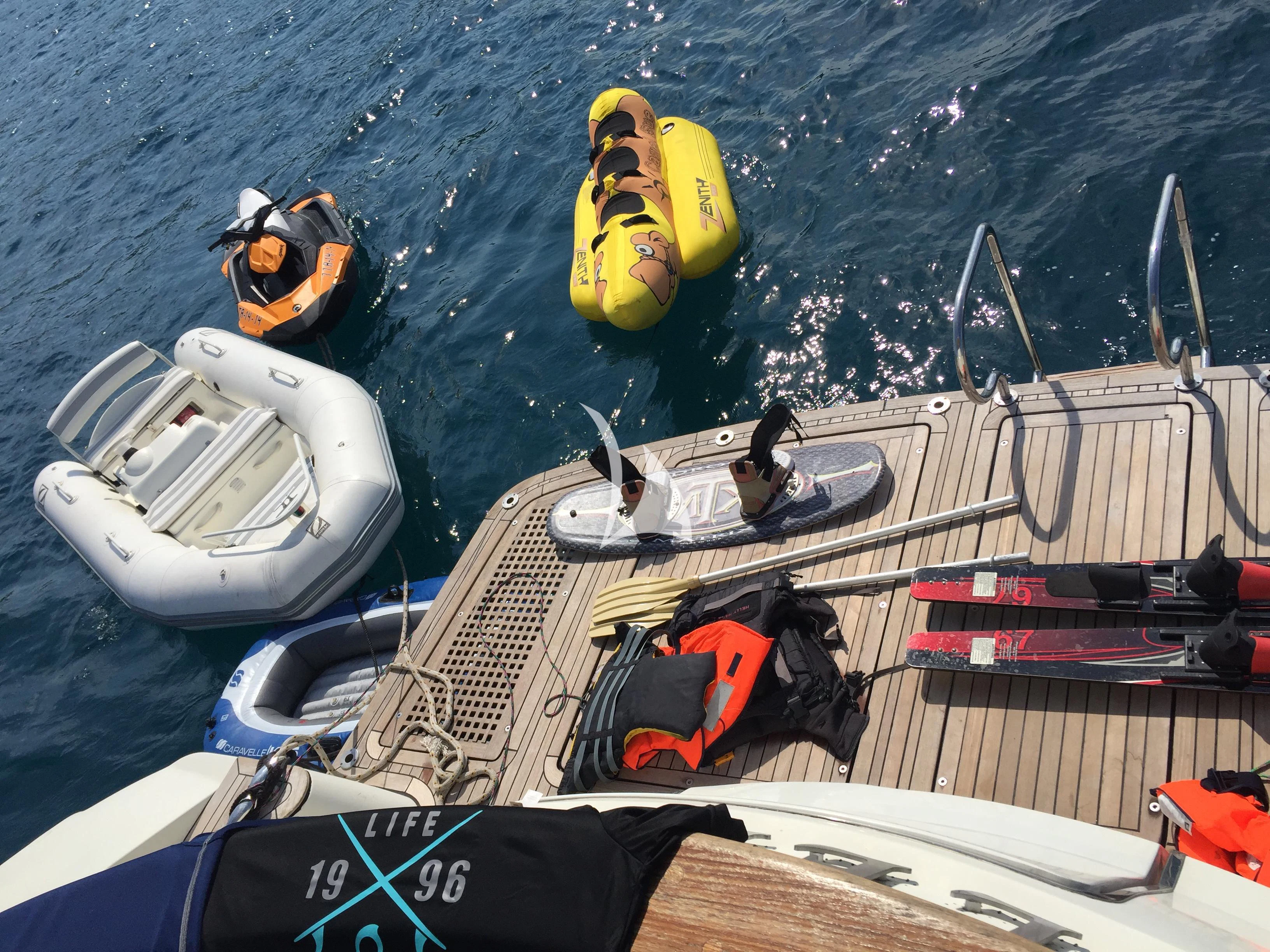 a group of boats on a body of water aboard LEIGH Yacht for Sale