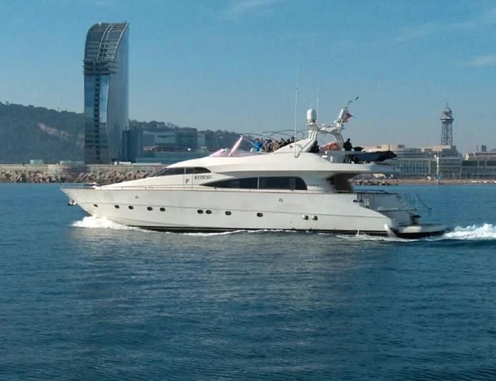 a boat on the water aboard LEIGH Yacht for Sale