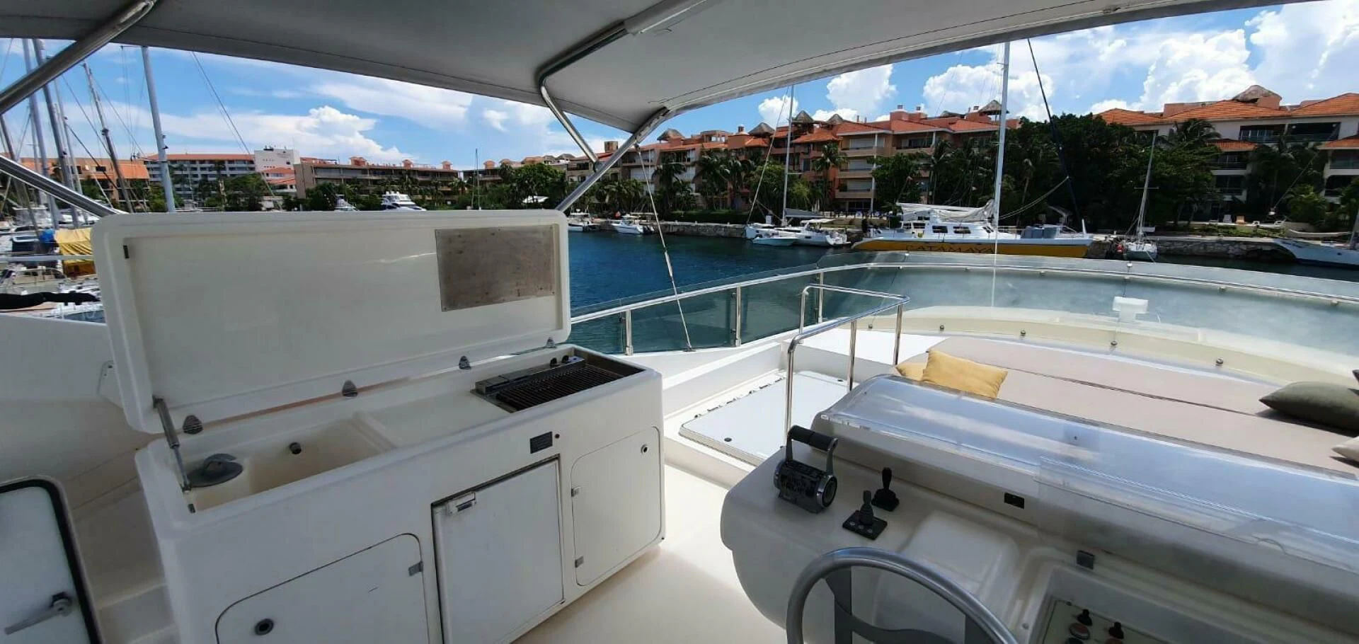 a view of a boat on the water aboard SEDROP Yacht for Sale