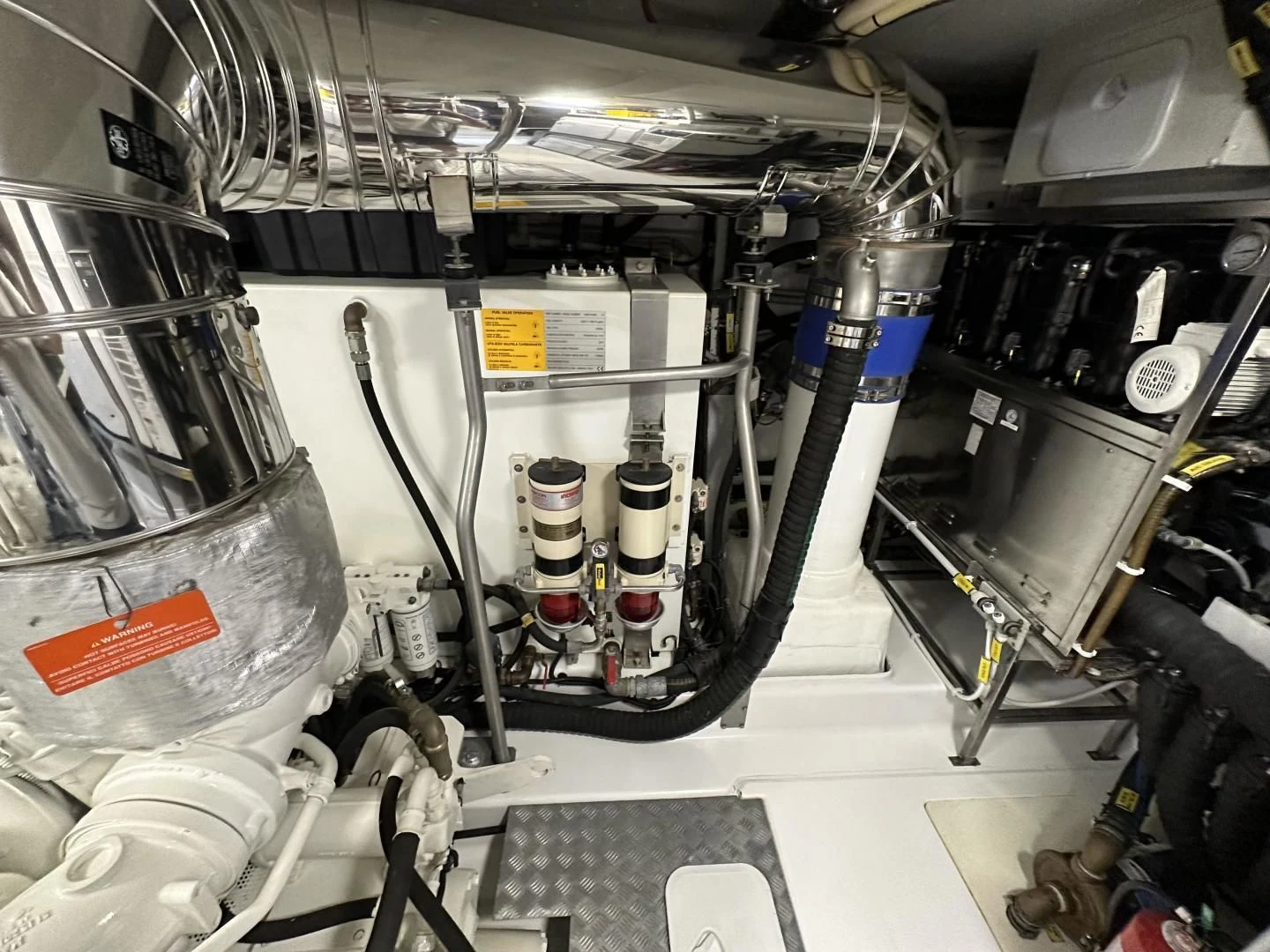 a close-up of a machine aboard VELOCITY Yacht for Sale