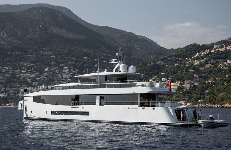 a boat on the water aboard QUINTET Yacht for Sale