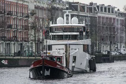 a boat on the water aboard QUINTET Yacht for Sale