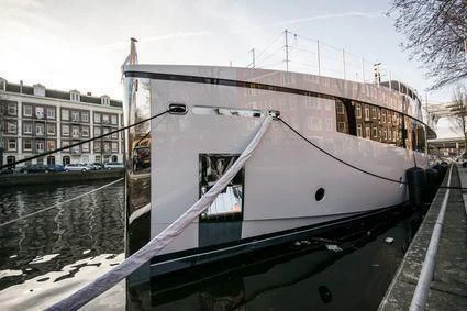 a boat on the water aboard QUINTET Yacht for Sale
