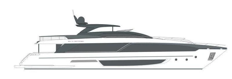 a black and white photo of a boat aboard CELESTIAL Yacht for Sale