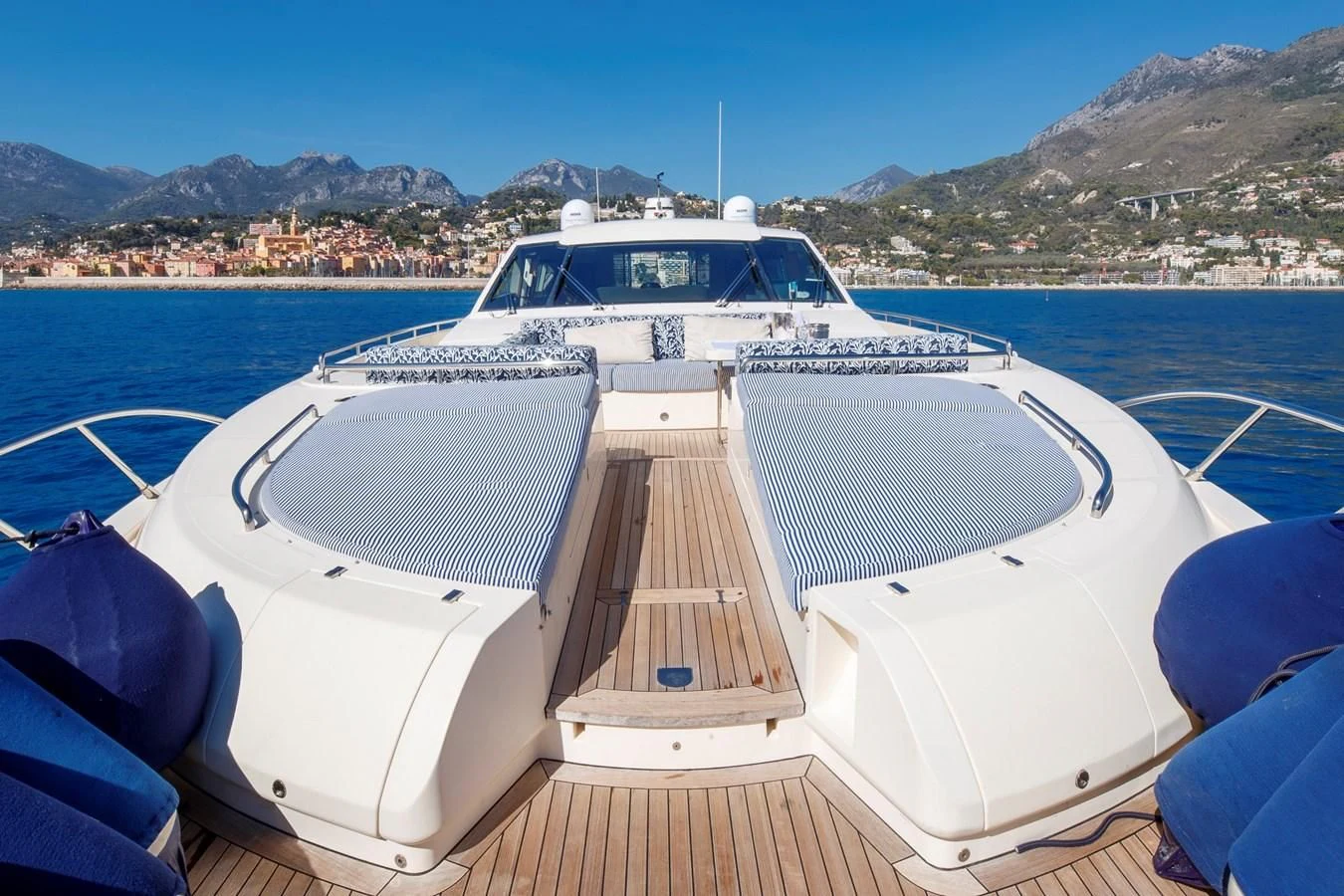 a boat on the water aboard TRUE AUSTRIAN Yacht for Sale