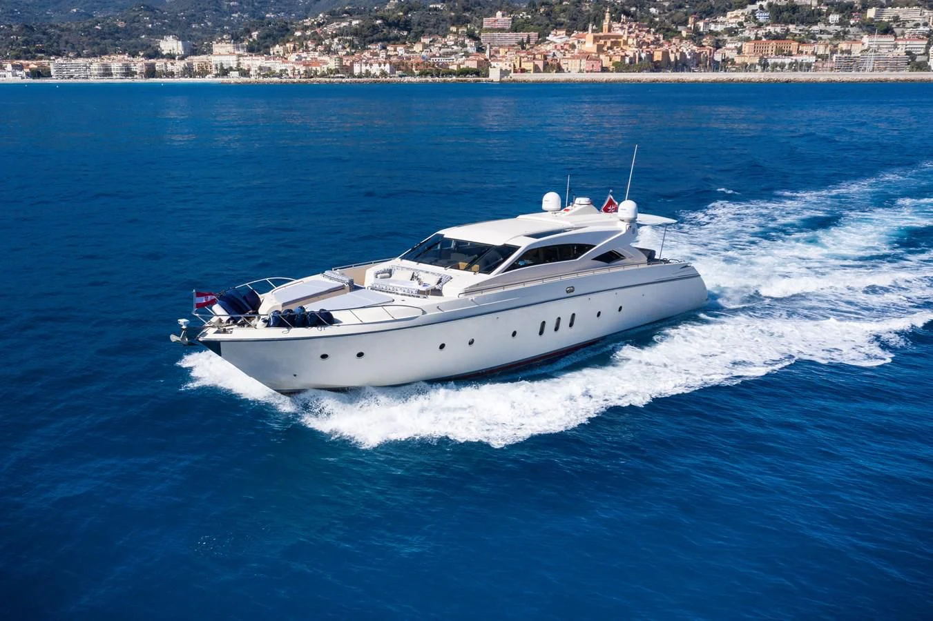 a boat on the water aboard TRUE AUSTRIAN Yacht for Sale