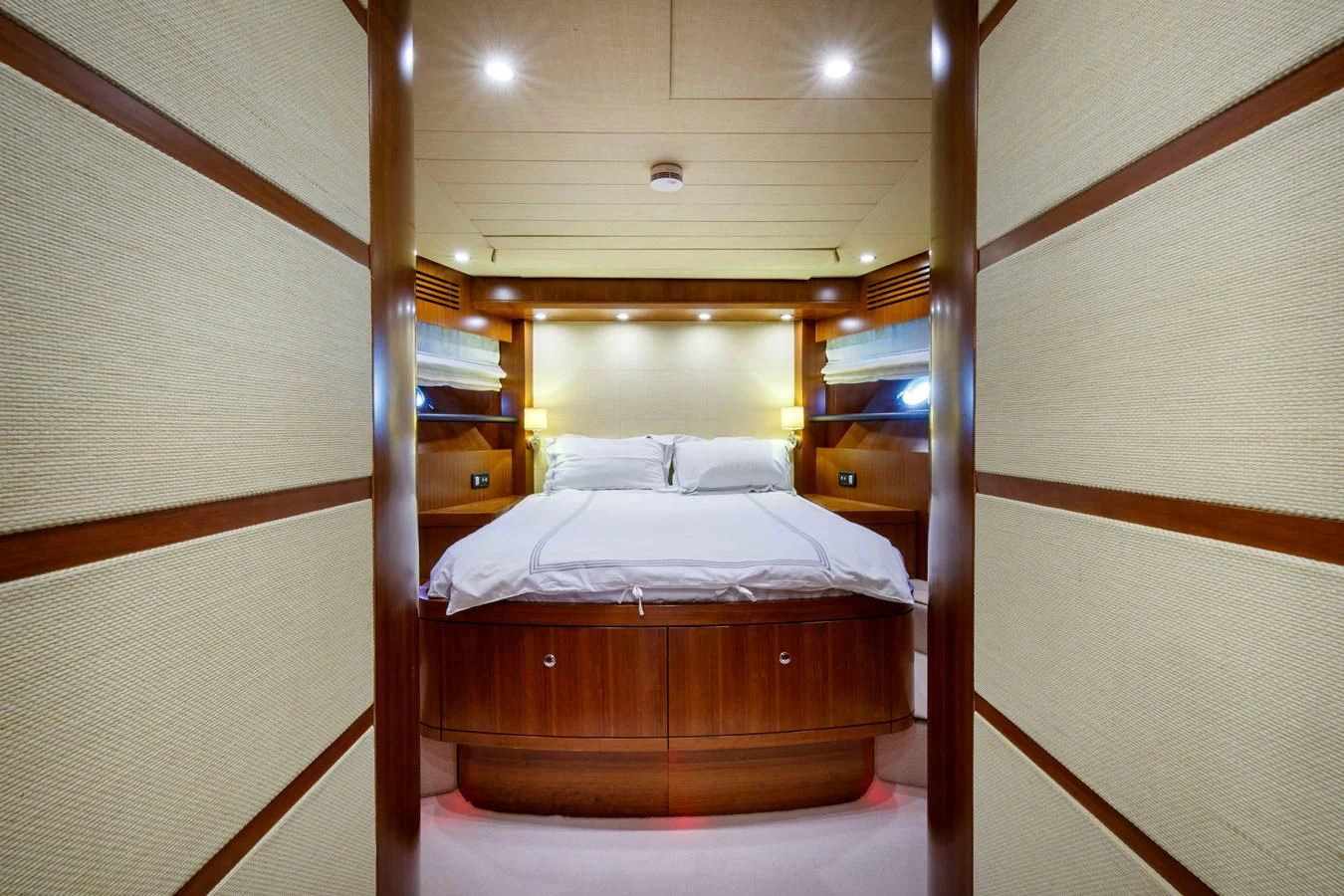 a bunk bed in a room aboard TRUE AUSTRIAN Yacht for Sale