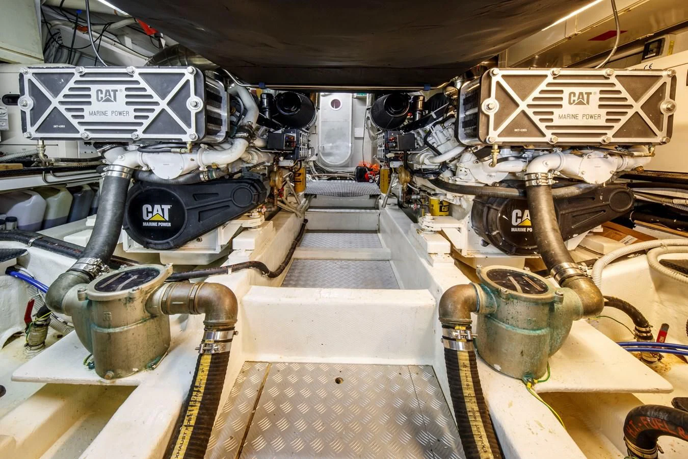 a large machine with pipes aboard TRUE AUSTRIAN Yacht for Sale
