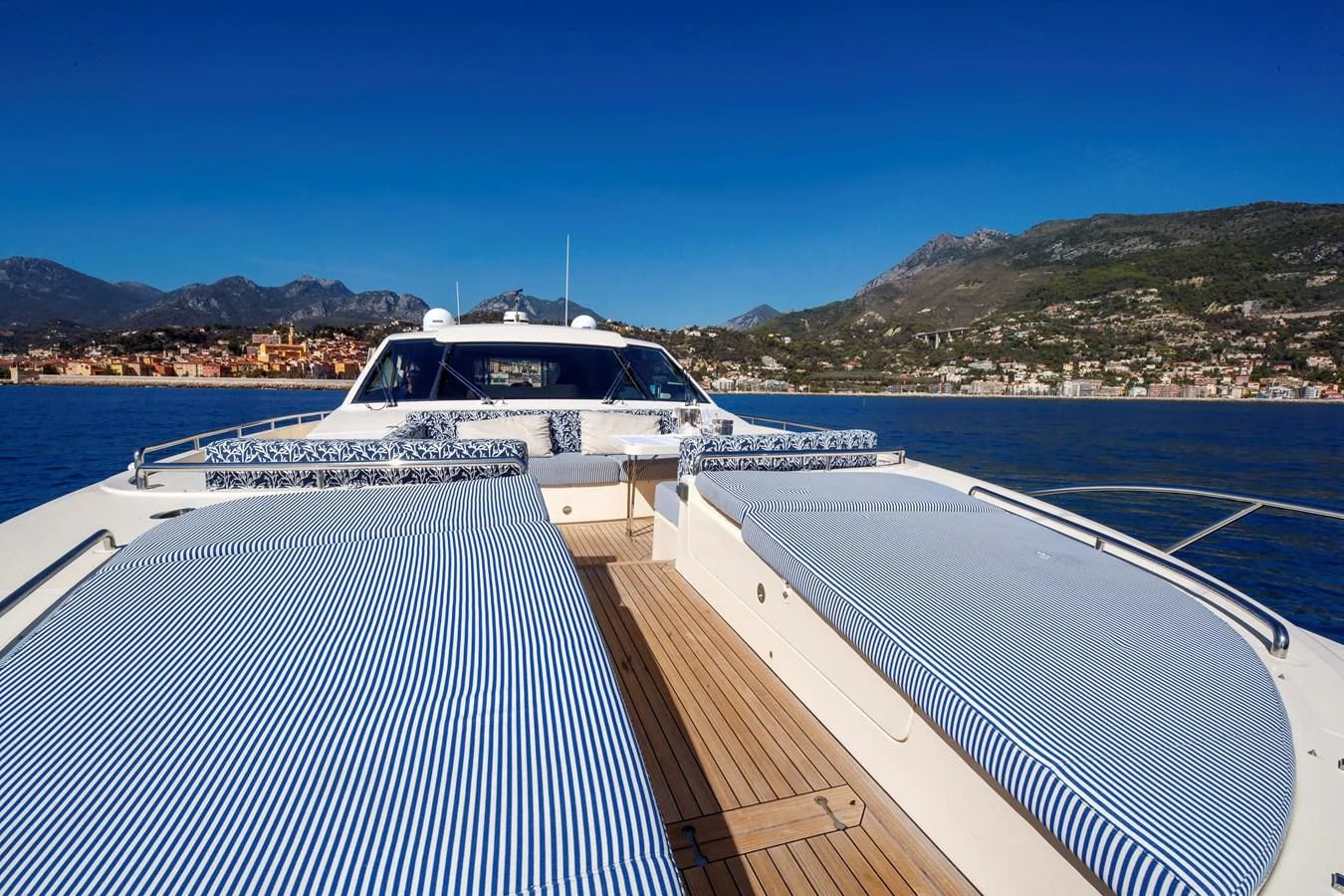 a boat on the water aboard TRUE AUSTRIAN Yacht for Sale