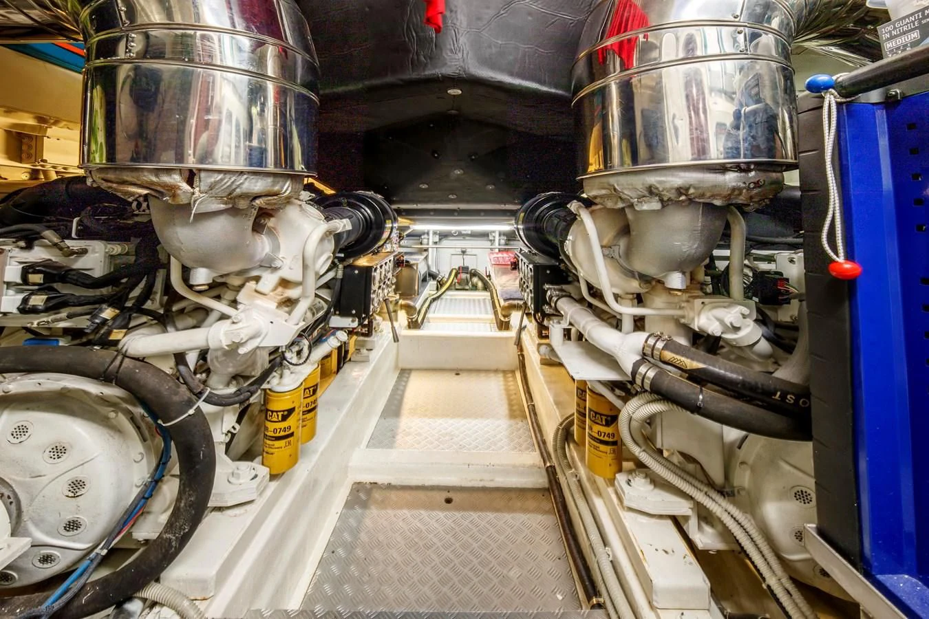a close-up of a machine aboard TRUE AUSTRIAN Yacht for Sale