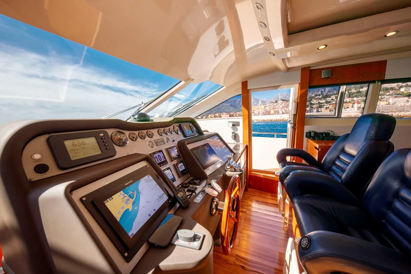 inside of a bus aboard TRUE AUSTRIAN Yacht for Sale