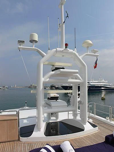 a boat on the water aboard LADY IN BLUE Yacht for Sale