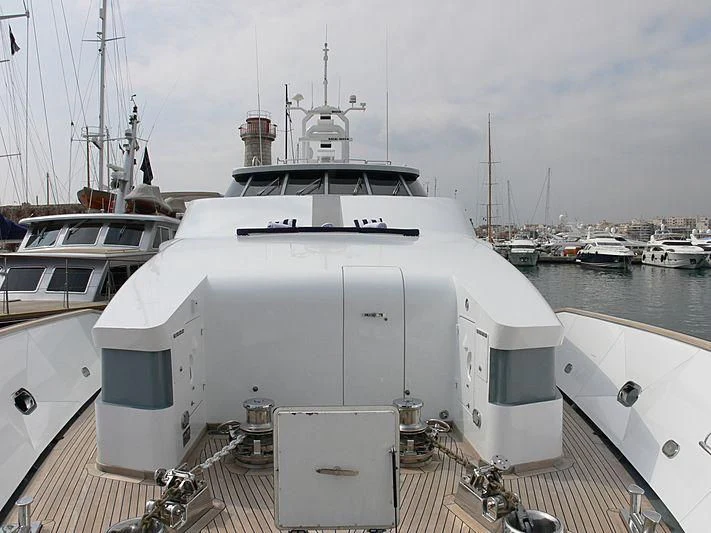 a boat in the water aboard LADY IN BLUE Yacht for Sale