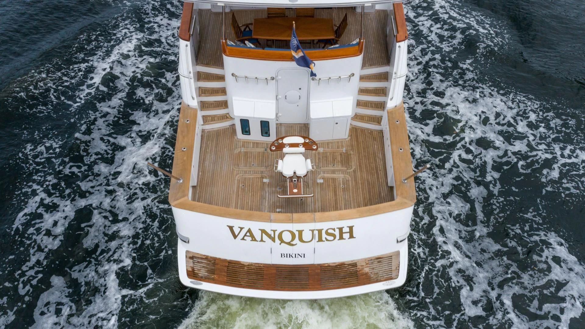 a boat on the water aboard FAN TAIL Yacht for Sale