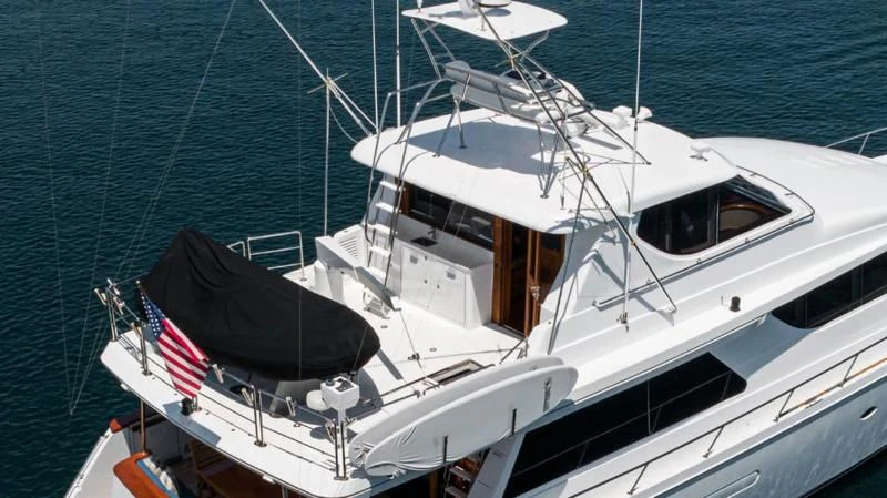 a boat on the water aboard FAN TAIL Yacht for Sale