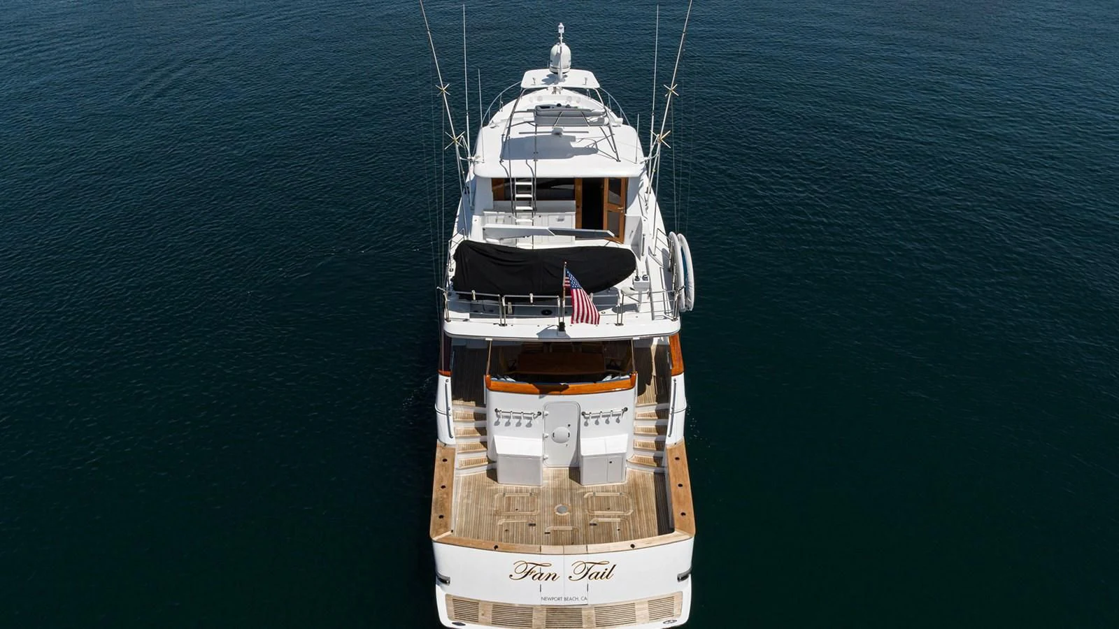 a boat in the water aboard FAN TAIL Yacht for Sale