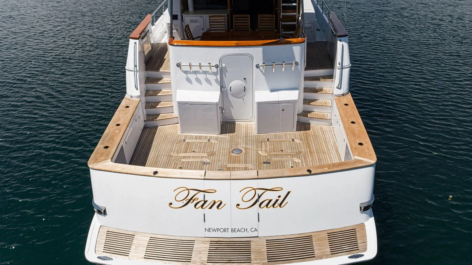 a boat on the water aboard FAN TAIL Yacht for Sale