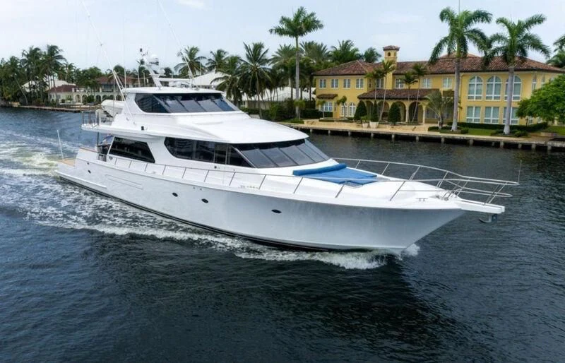 a boat on the water aboard FAN TAIL Yacht for Sale