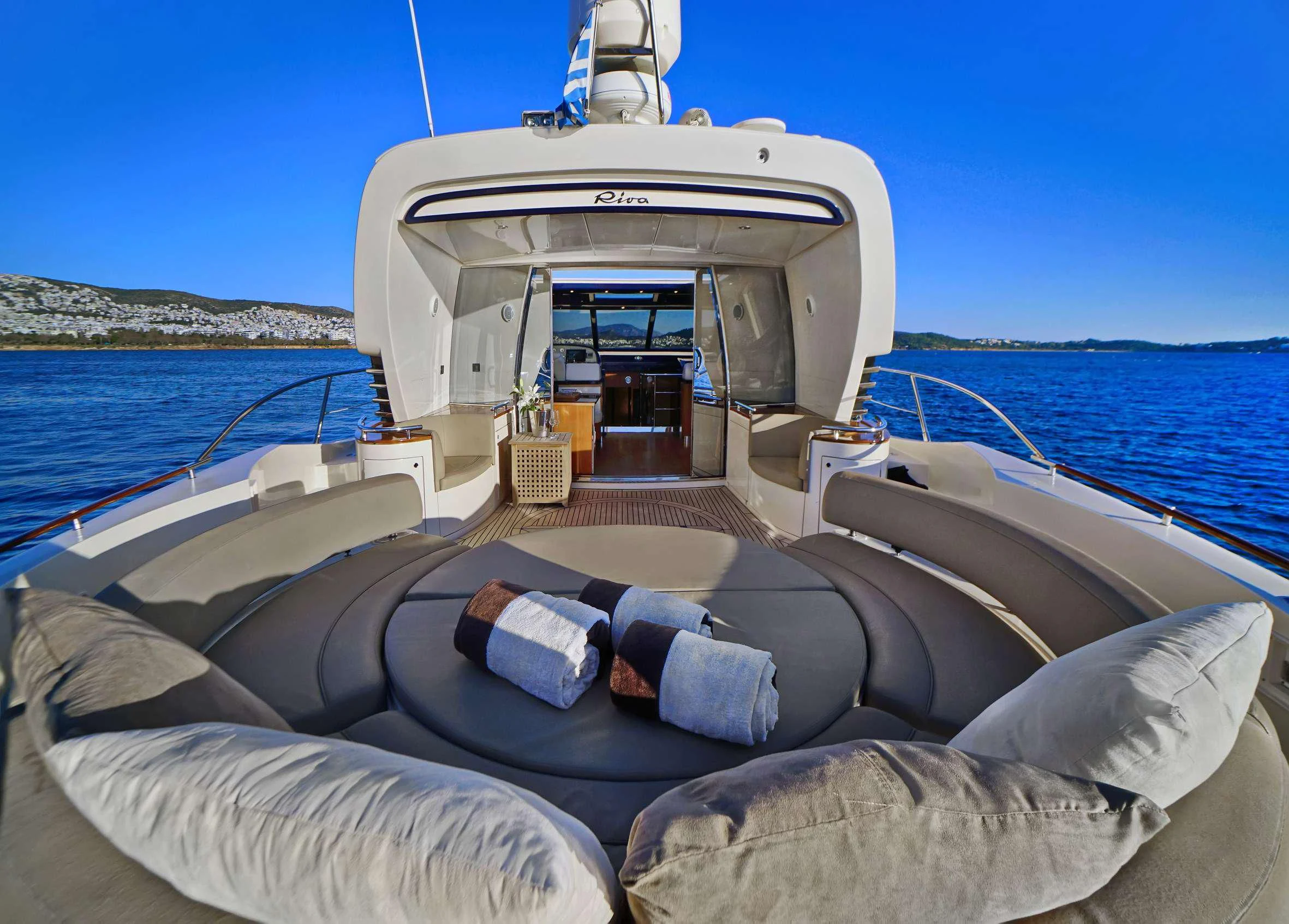 a boat on the water aboard SEA U Yacht for Charter