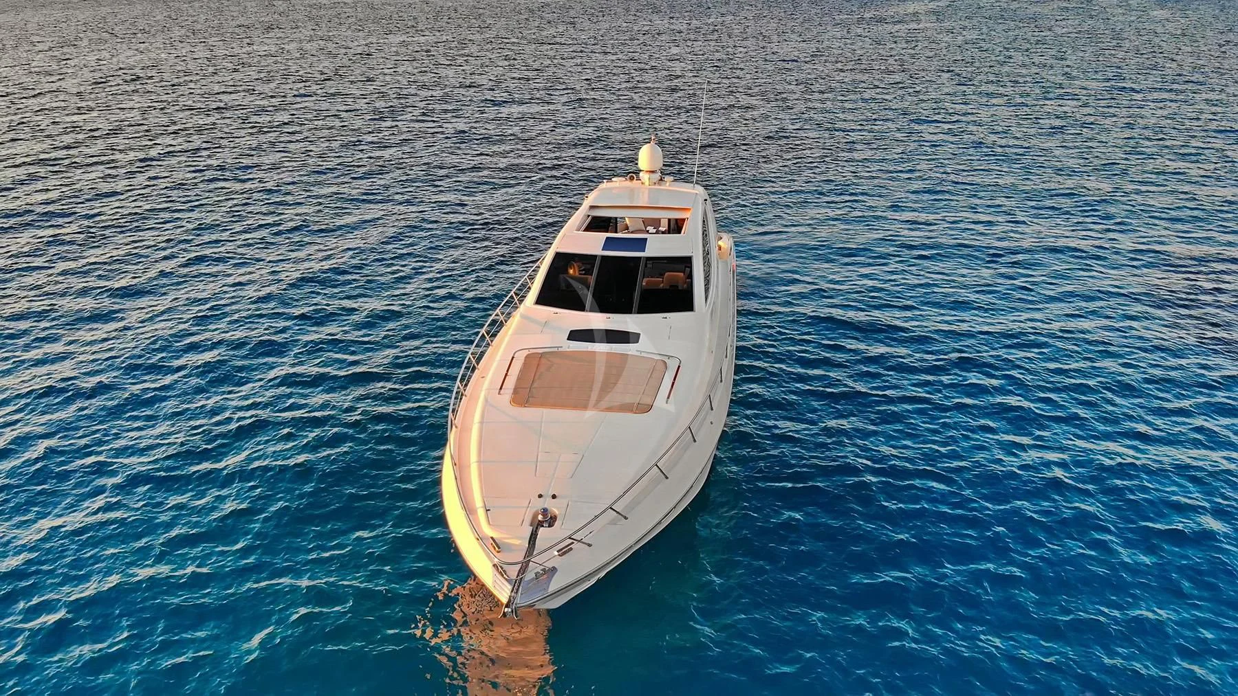 a boat on the water aboard SEA U Yacht for Charter
