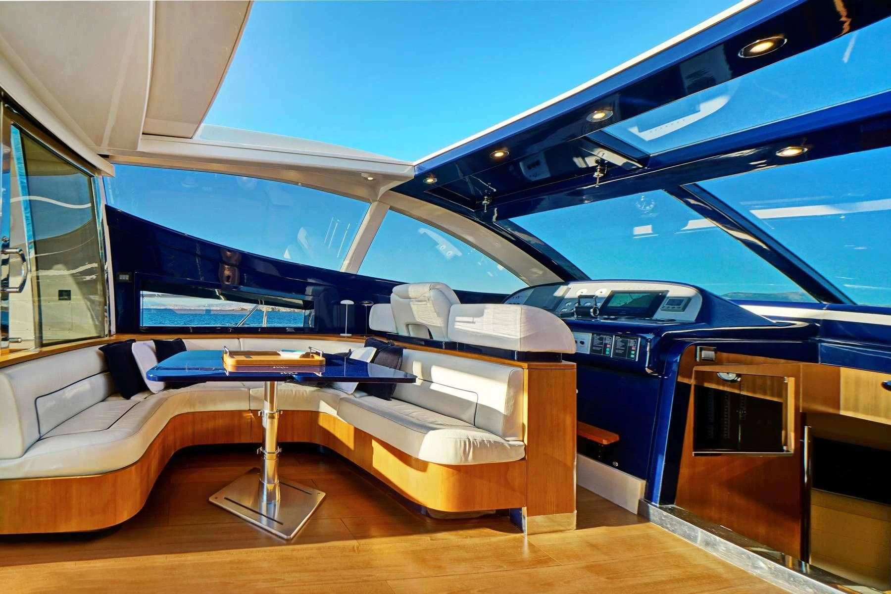 inside of a boat aboard SEA U Yacht for Charter
