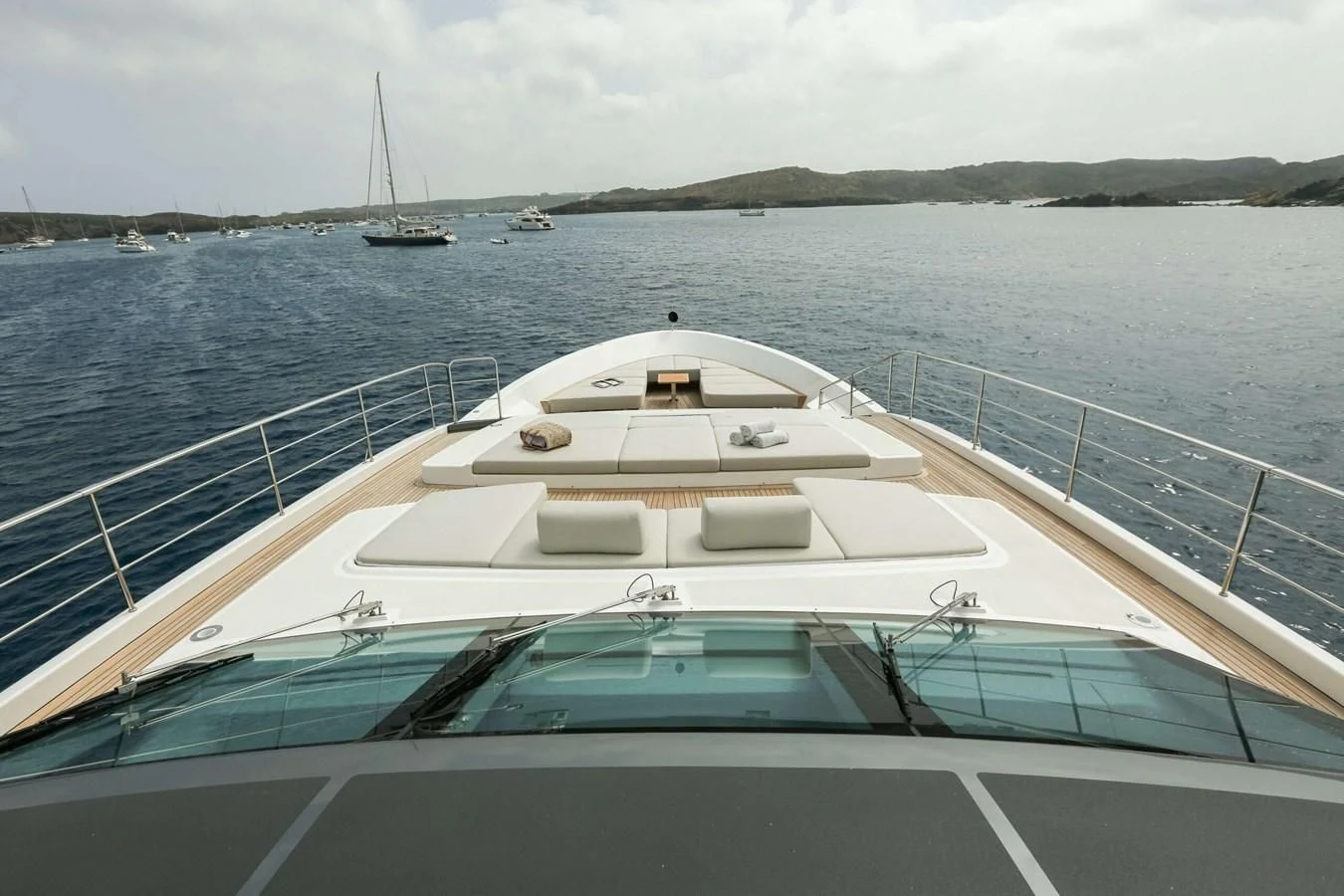 a boat on the water aboard 2022 SANLORENZO SL120A Yacht for Sale