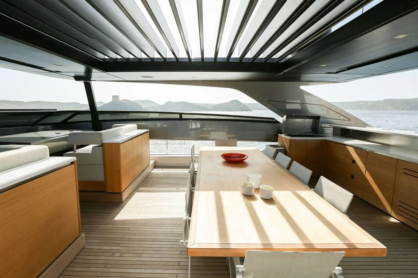 a boat on the water aboard 2022 SANLORENZO SL120A Yacht for Sale