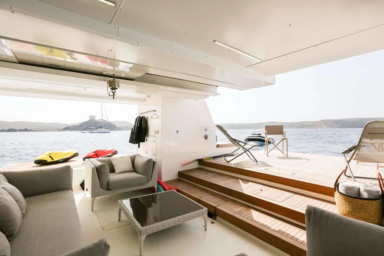 a boat on the water aboard 2022 SANLORENZO SL120A Yacht for Sale