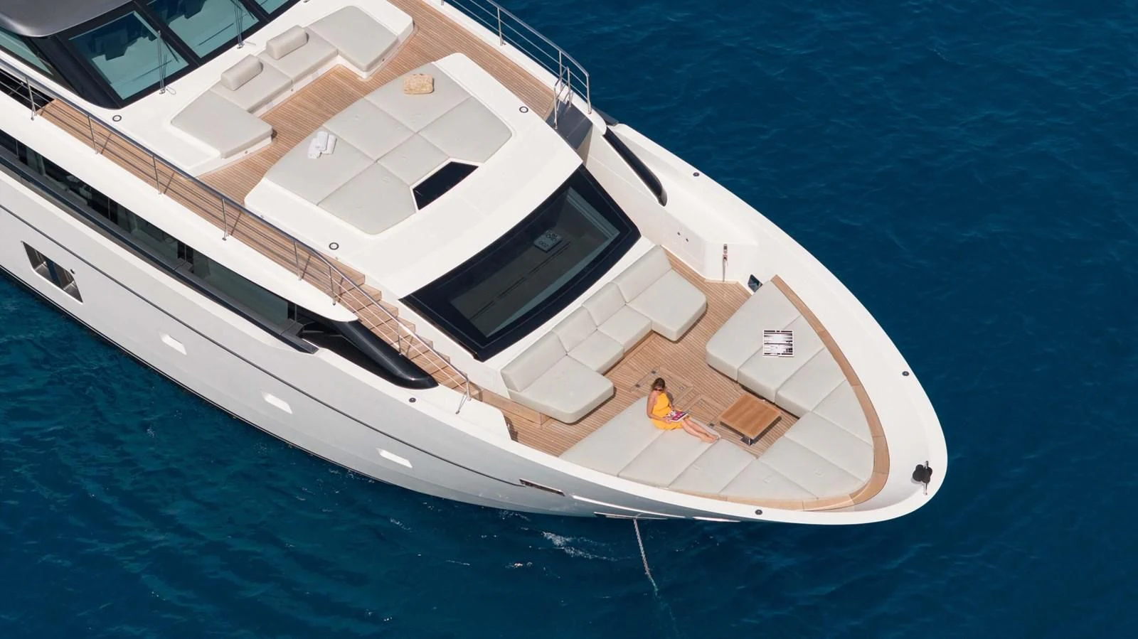 a boat on the water aboard 2022 SANLORENZO SL120A Yacht for Sale