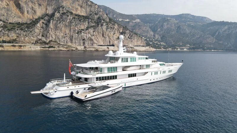 a boat on the water aboard SIRAN Yacht for Sale