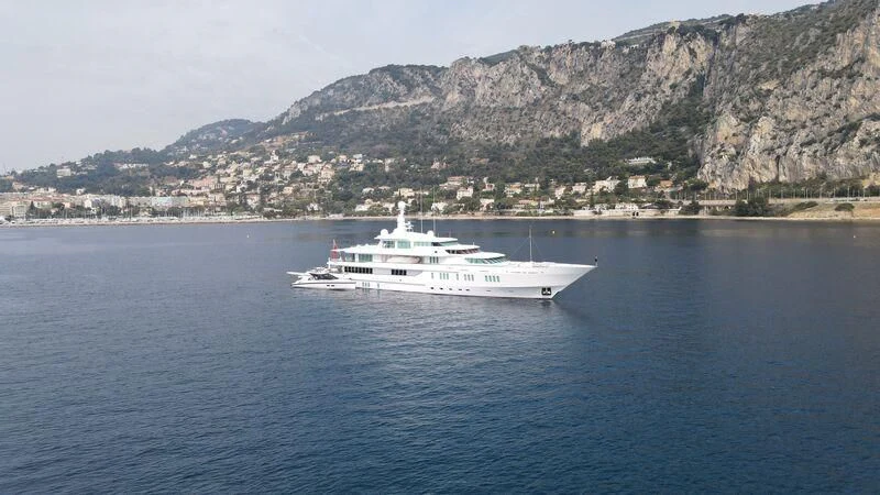 a boat on the water aboard SIRAN Yacht for Sale