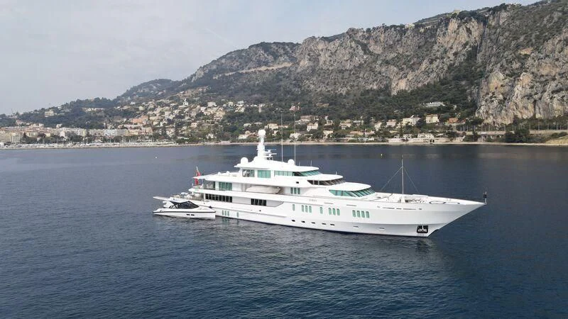 a boat on the water aboard SIRAN Yacht for Sale