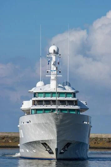 a boat in the water aboard SIRAN Yacht for Sale