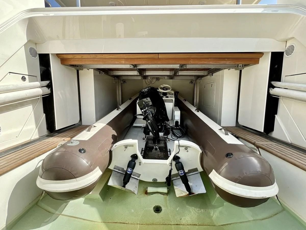a bathroom with a toilet and a sink aboard MIOTU 4 Yacht for Sale