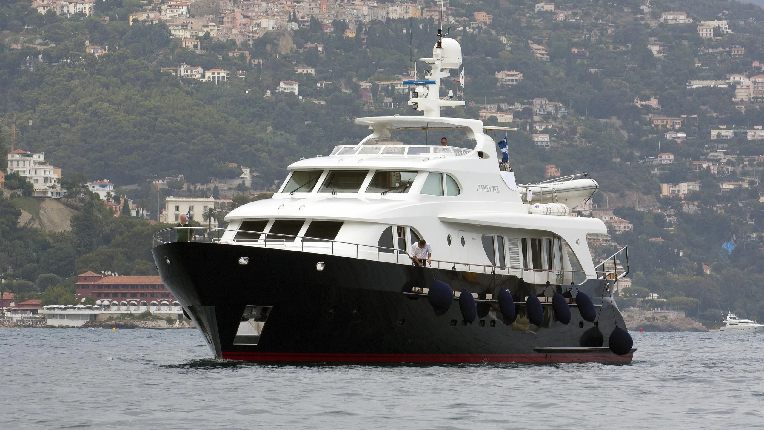 a boat on the water aboard CEYLANIM Yacht for Sale