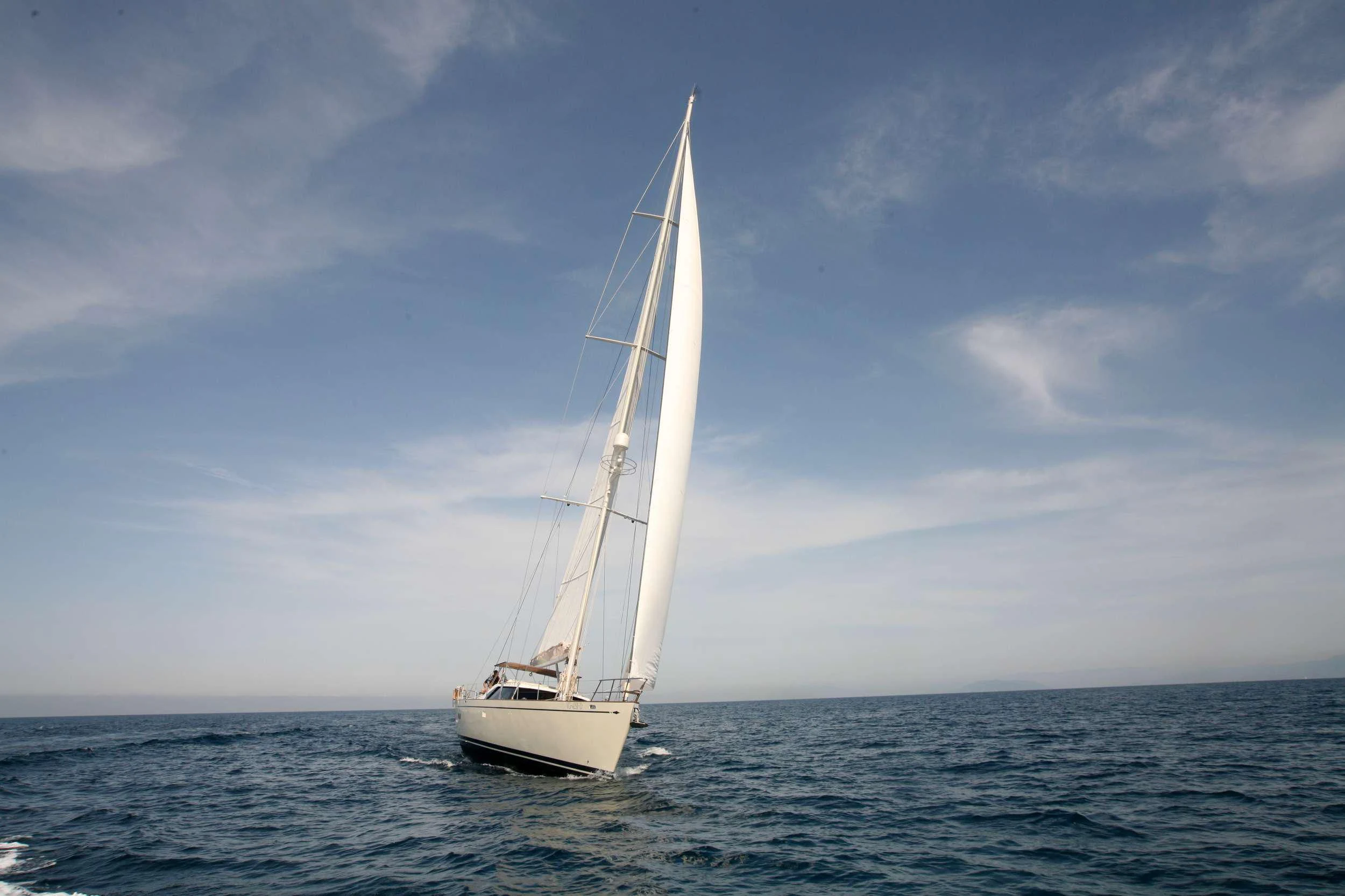 a sailboat on the water aboard MARELLA Yacht for Sale