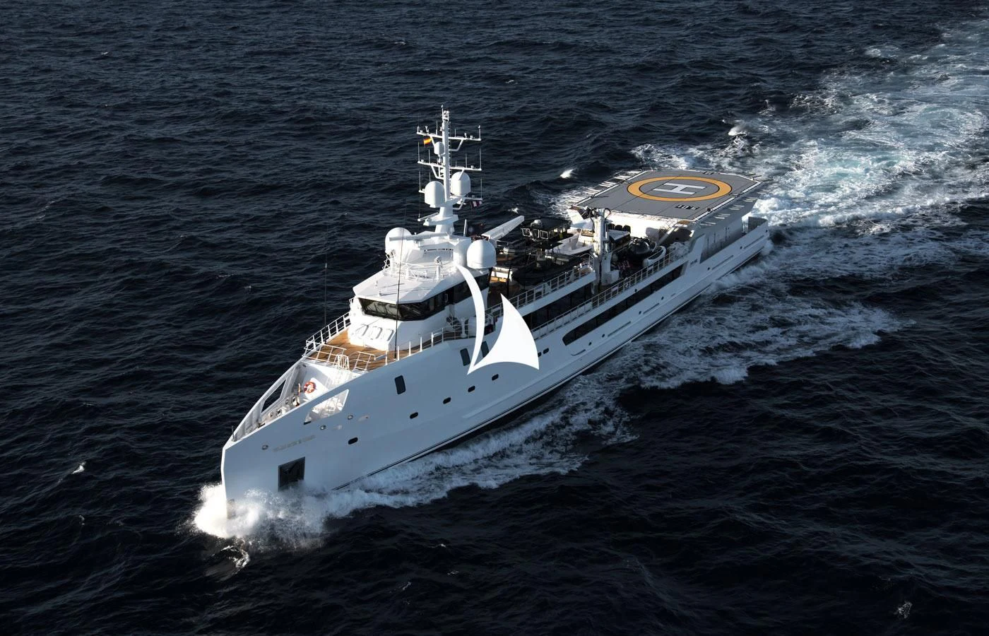 a ship in the water aboard GAME CHANGER Yacht for Sale