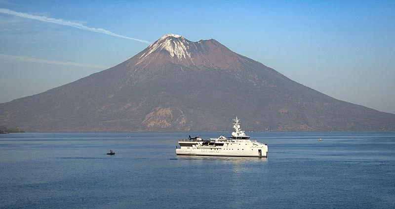 a boat in the water aboard GAME CHANGER Yacht for Sale