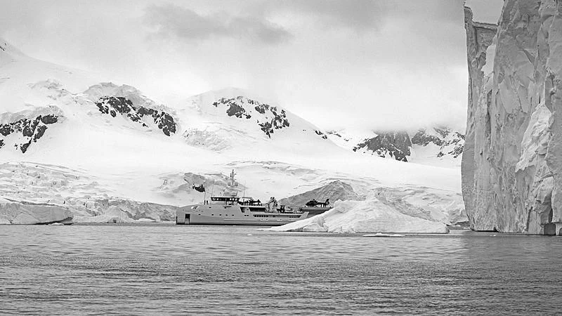 a ship sailing in the sea aboard GAME CHANGER Yacht for Sale