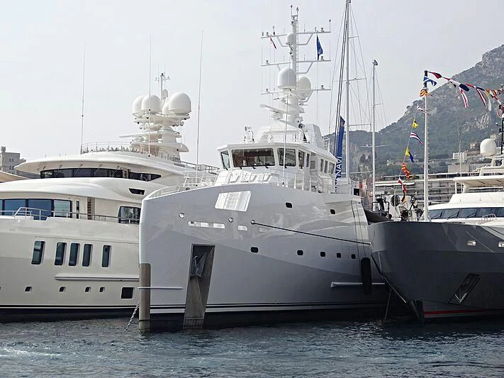 several boats in the water aboard GAME CHANGER Yacht for Sale