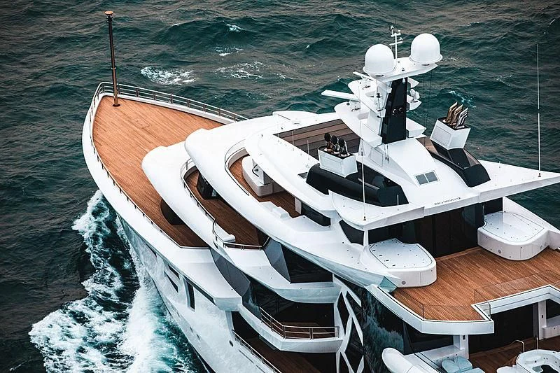 a boat on the water aboard ARTEFACT Yacht for Sale